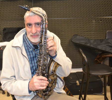 Massimo sax alto...Max era Max più tranquillo che mai, la sua lucidità...